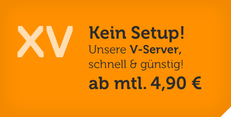 vServer ab 4,90 Euro